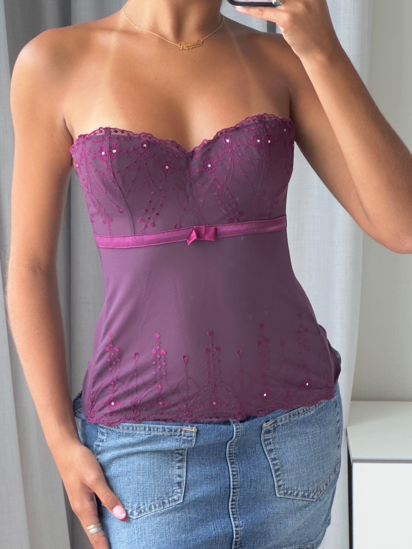 Mermaid Purple Corset