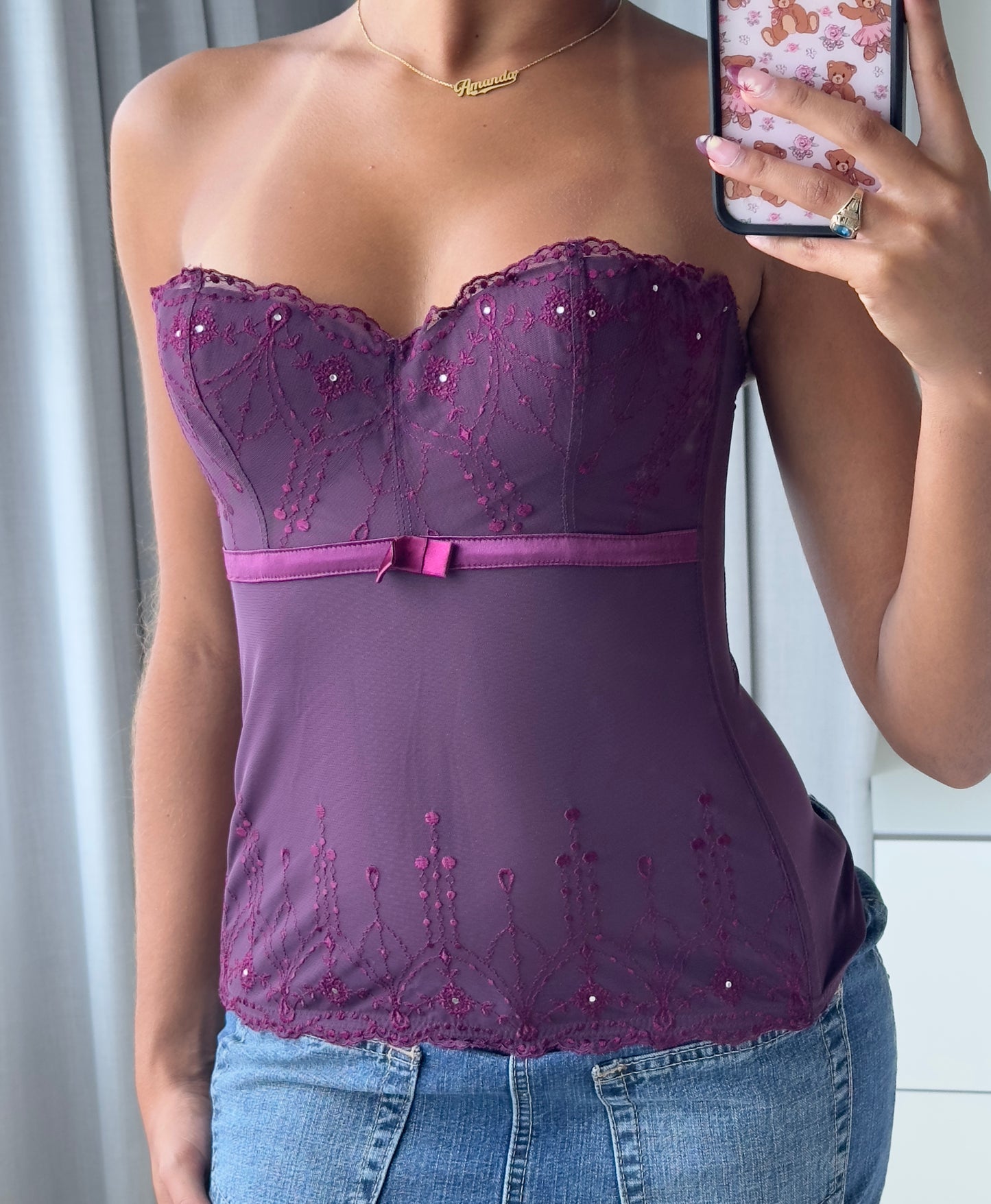 Mermaid Purple Corset