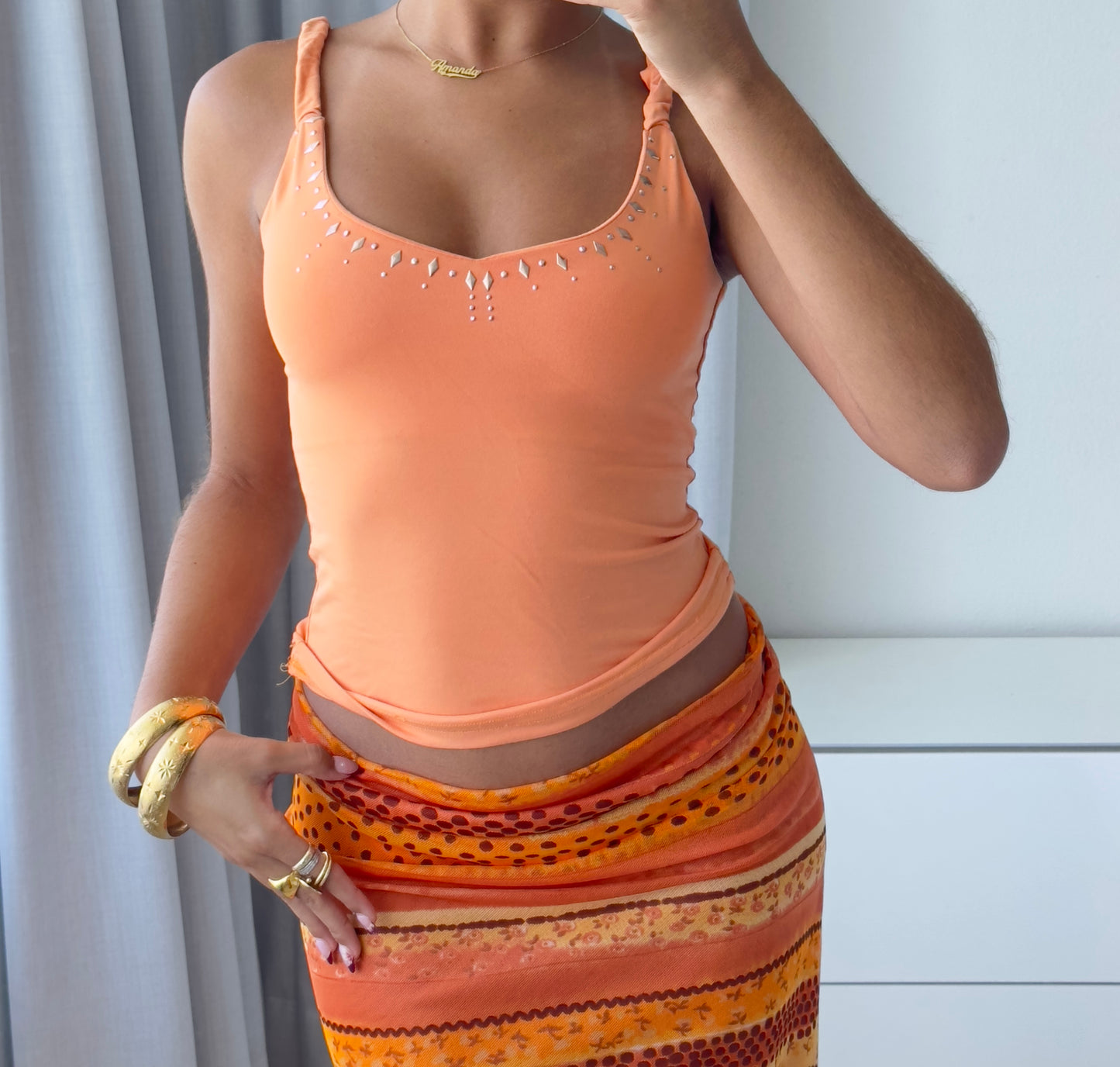 Peach Cami Top